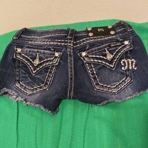 Miss Me Denim Jean Mini Shorts